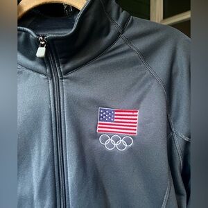 Men’s Elevate USA Olympic Full zip Jacket. Fleece lined.Side pockets.Like new XL